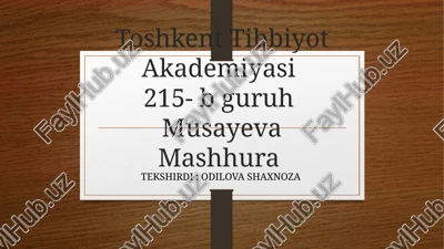 kamqonlikturlarivasabablarikelibchiqishi — PPTX