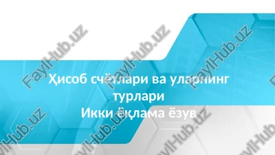 ikkiyoqlamayozuv — PPTX