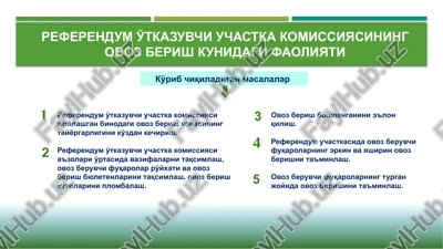 referendum o'tkazuvchi uchastka komissiyasi — PPTX