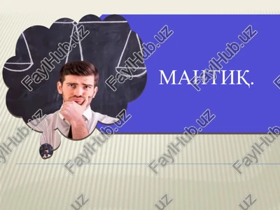 mantiq ilmi — PPTX