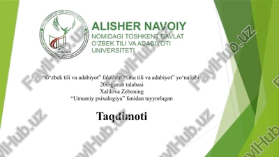 sharqda psixologik fikrlar taraqqiyoti — PPTX