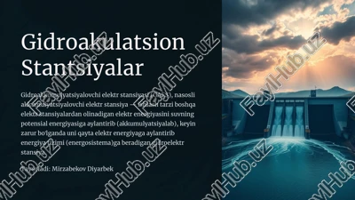 gidroakulatsion stantsiyalar — PPTX