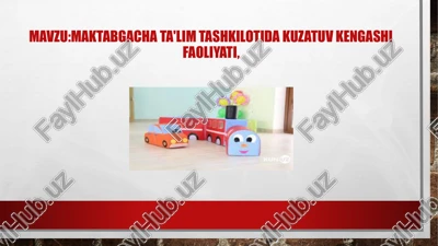 kuzatuv kengashi faoliyati — PPTX