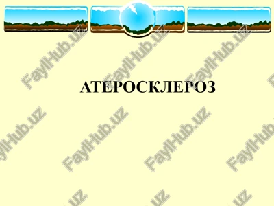 ateroskleroz — PPTX