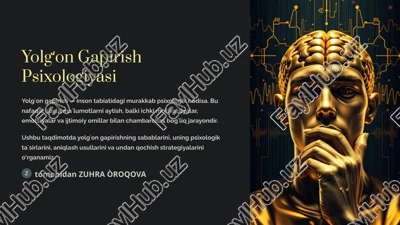 yolgʻon gapirish psixologiyasi — PPTX