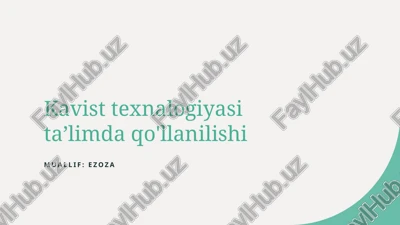 virtual reality texnologiyasiga kirish — PPTX