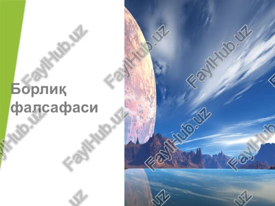 borliqfalsafasi — PPTX
