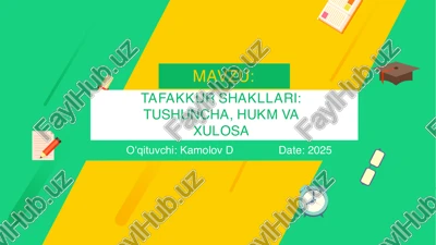 tafakkur shakllari — PDF