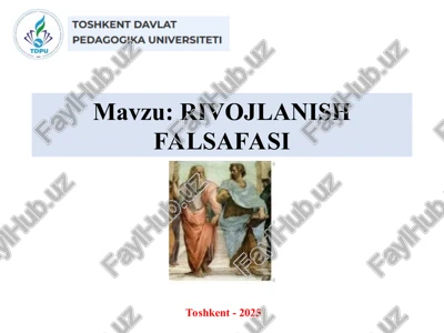 rivojlanish falsafasi — PPT