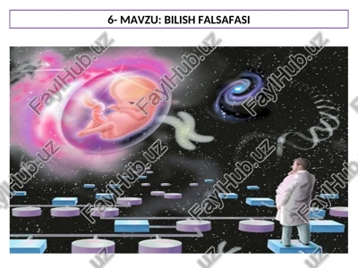 bilish falsafasi — PPT