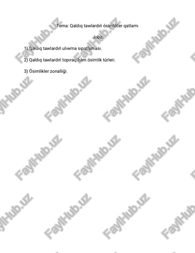 qaldiq tavvlardiñ osimlikler qatlami — PDF