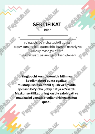 sertifikat — PPTX