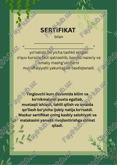 sertifikat — PPTX