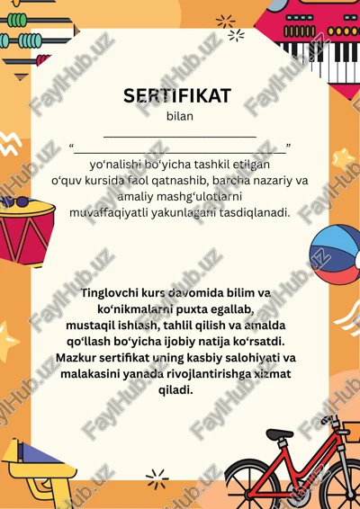 sertifikat — PPTX