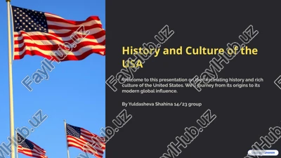 history and culture of the usa — PPTX