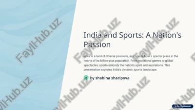 cricket's enduring reign: history, culture, and impact — PPTX