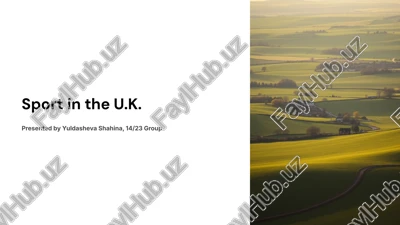 sport in the u.k. — PPTX