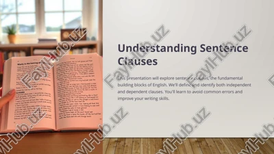 understanding sentence clauses — PPTX