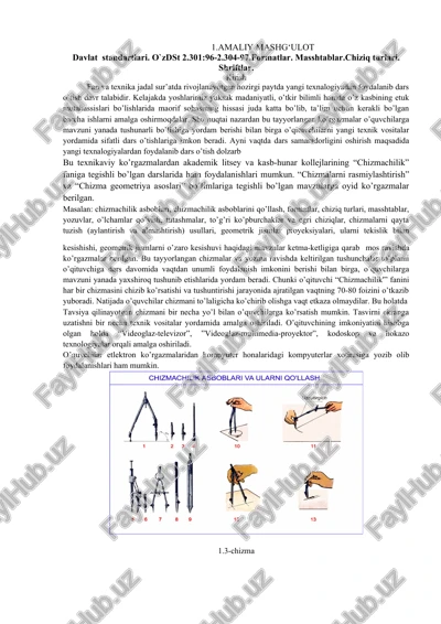 davlat standartlari. o`zdst 2.301:96-2.304-97 — DOCX