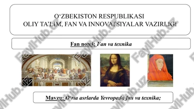 fan va texnika — PPTX