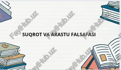 suqrot va arastu falsafasi — PDF