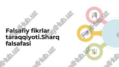 sharq falsafasi — PPTX