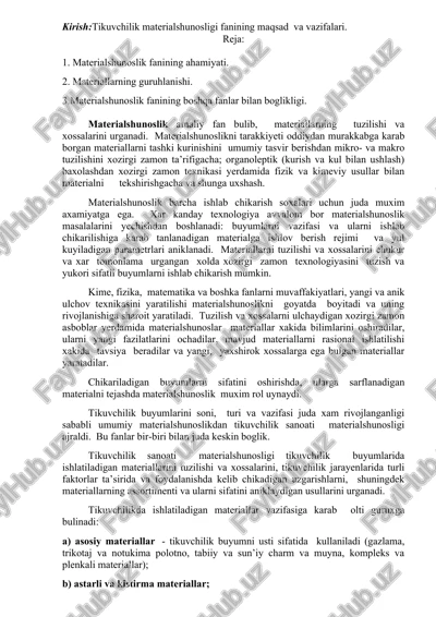 materialshunoslik — DOCX