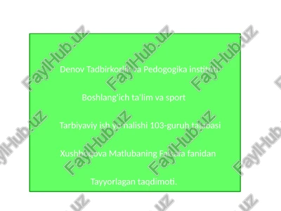 denov tadbirkorlik va pedagogika instituti — PPTX