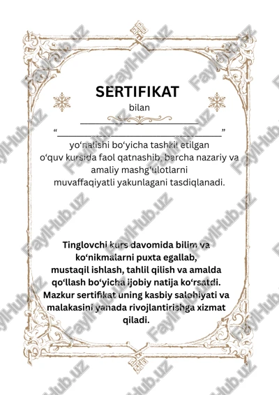 sertifikat — PPTX