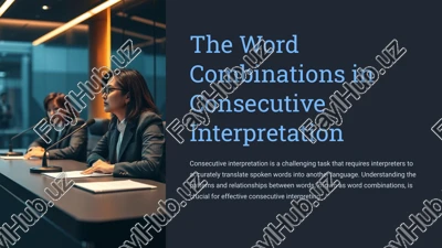 word combinations in consecutive interpretation — PPTX