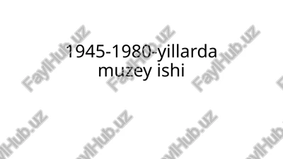 namangan viloyati davlat tarix va madaniyat muzeyi — PPTX