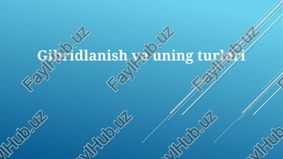 gibridlanish — PPTX