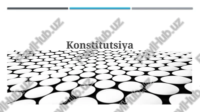konstitutsiya — PPTX