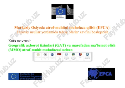 geografik axborot tizimlari (gat) va masofadan ma’lumot olish — PDF
