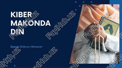 dinlar va texnologiyalar — PDF