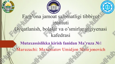 sanitar qoida va meyorlar — PDF
