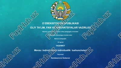 pedagogika -pisixalogiya inkuliziv talim — PPTX