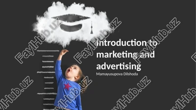 introduction to marketing and advertising — PPTX