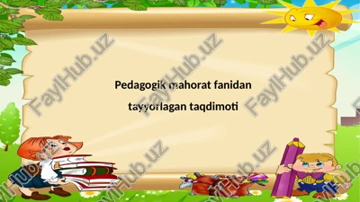 pedagogik fikr taraqqiyoti — PPTX