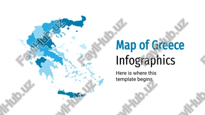 map of greece infographics — PPTX