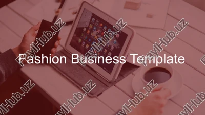 fashion business template — PPTX