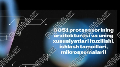 8051 protsessorining arxitekturasi — PPTX