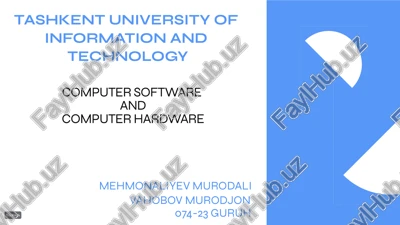 computer software and computer hardware — PDF