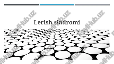 lerish sindromi — PPTX
