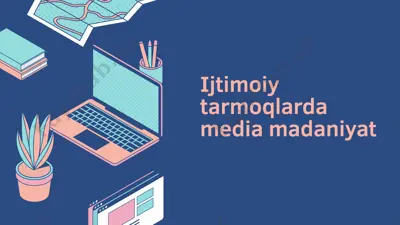 ijtimoiy tarmoqlarda media madaniyat 2 — PPTX