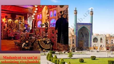 madaniyat va san’at sohasining rivojlanishi — PPTX