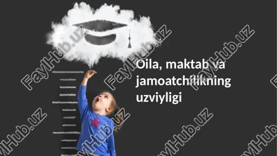 oila, maktab va jamiyat hamkorligi — PPTX