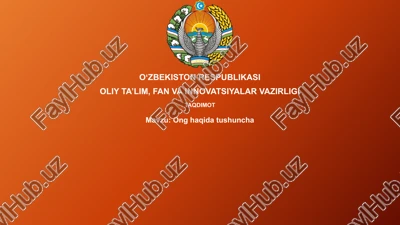 onghaqidatushuncha — PPTX