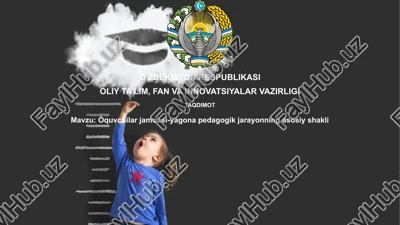 talabalar jamoasi - yagona pedagogik jarayonning asosiy shakli — PPTX