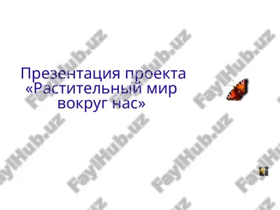 rastitelniy mir vokrug nas — PPTX